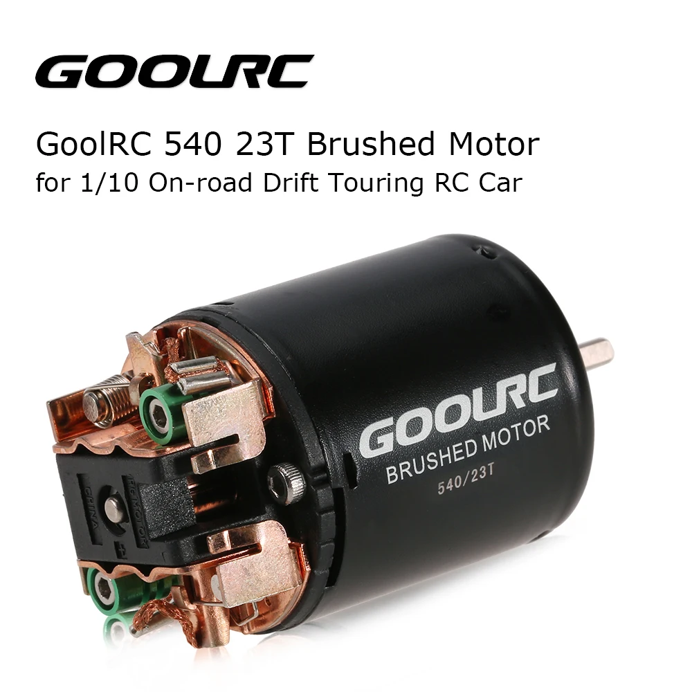 Щеточный двигатель GOOLRC 540 23T для 1/10 внедорожного Дрифт-тур радиоуправляемого
