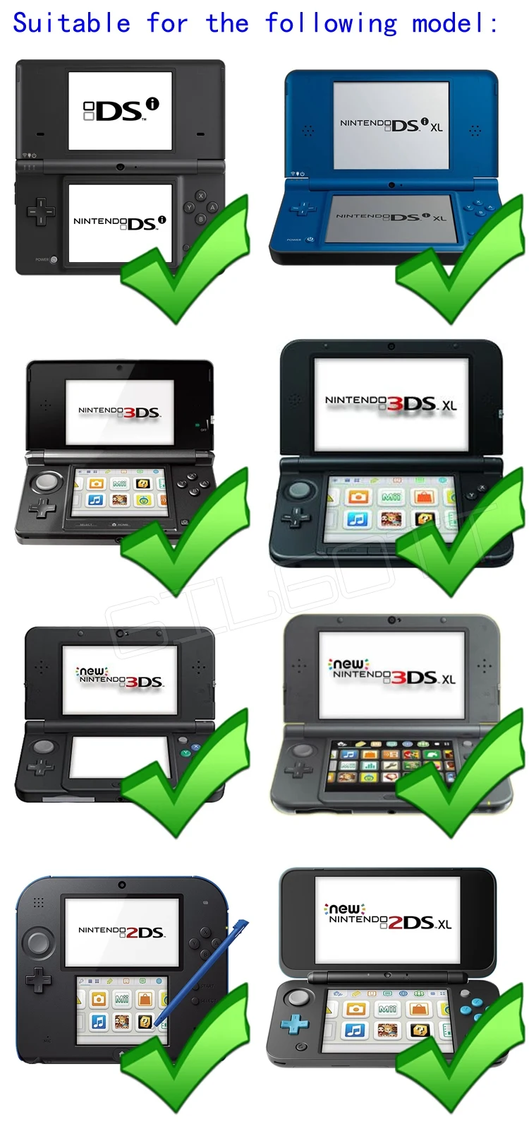 USB-кабель для зарядки Nintendo New 3DS XL/LL/L 2DS 2DSXL/LL DSi XL/L L