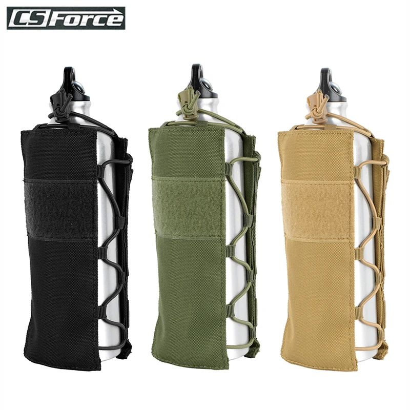 Тактическая мягкая сумка для бутылки CS Force чехол с водой объемом 0 5 2 л держатель