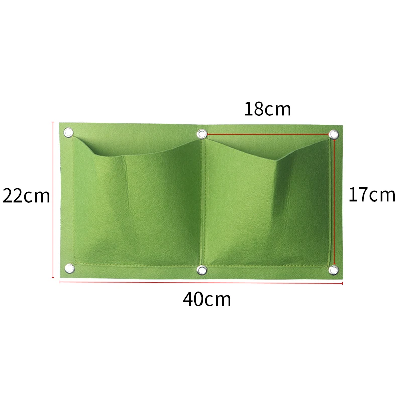 Multiple Styles Vertical Grow Bag Gardening Wall Hanging Felt Bonsai Bags Flowers Growing Pot | Дом и сад