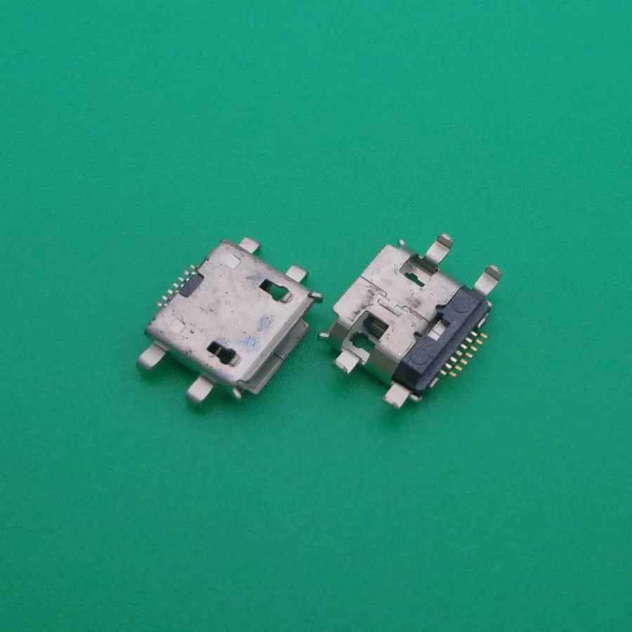 10 шт./лот 7Pin длинные шпильки с краем Crul порт для зарядки гнездо мини микро USB