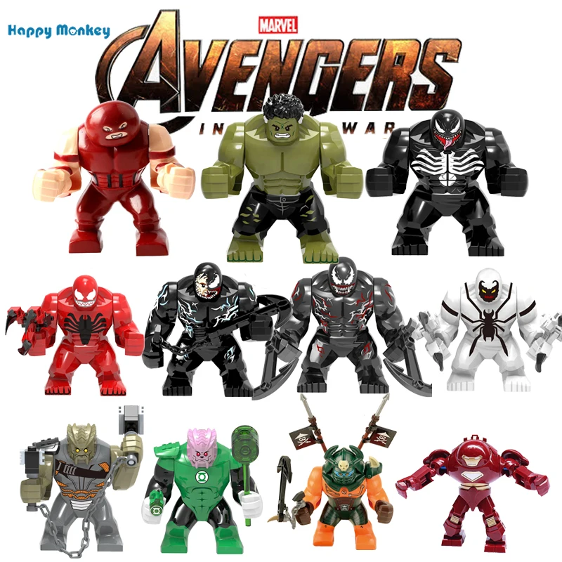 Строительные блоки Marvels Avenger 4 Singel супер Heros Обучающие фигурки сделай сам