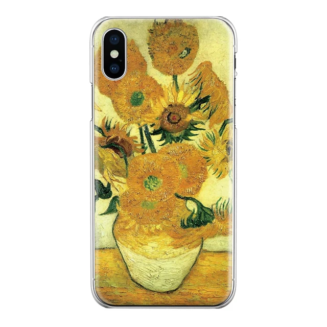 Тренд Ван Гог Картина маслом задняя чехол для Iphone 4, 4S 5 5S SE 6 6 S 7 8 Plus X Жесткий Чехол для ПК Fundas Coque