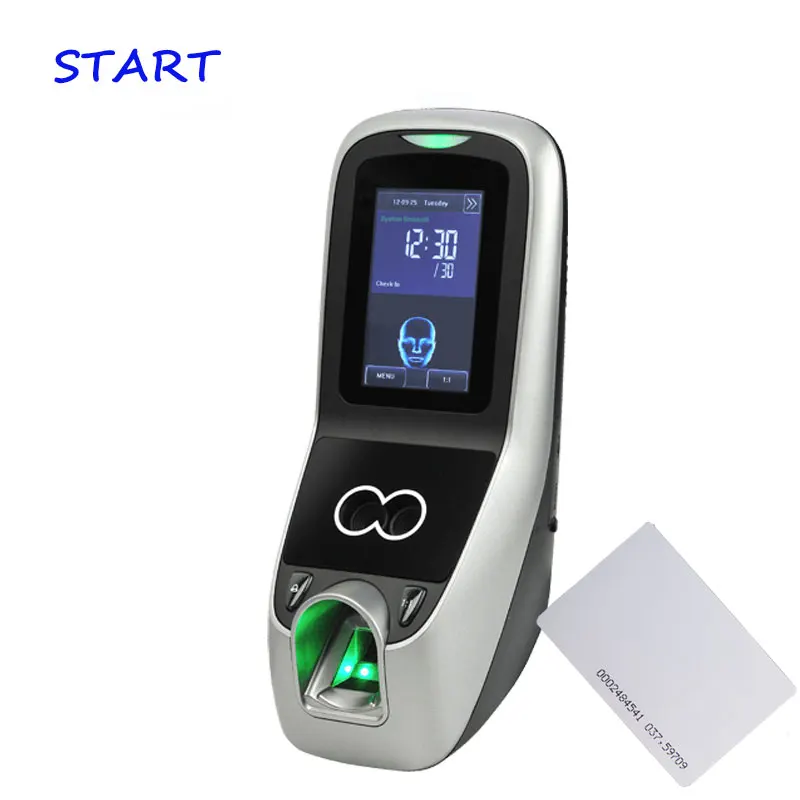 ZK Multibio700/Iface7 TCP/IP система контроля доступа лица и отпечатков пальцев rfid карта