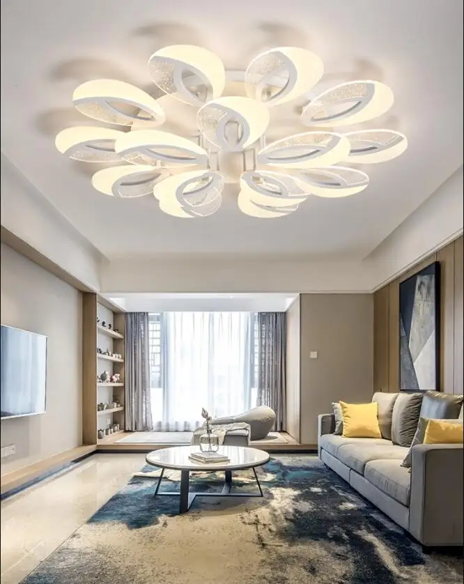 

Living room lamp simple modern ceiling lamp atmosphere creative personality restaurant light round Nordic led bedroom lamp