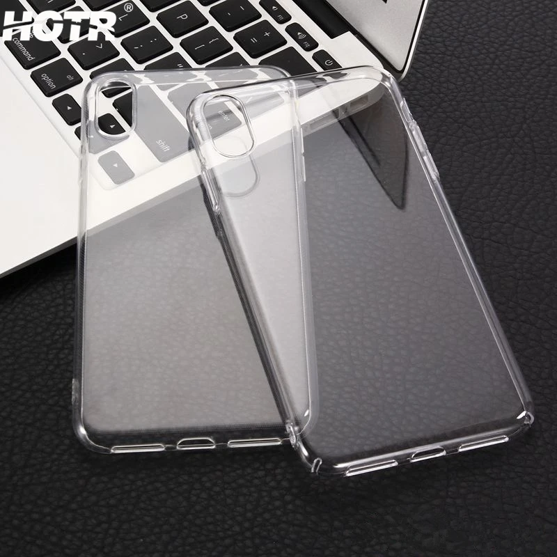 Жесткий чехол из поликарбоната для iphone X XR XS Max 8 Plus 7 6S прозрачный мягкий ТПУ 11 Pro Apple