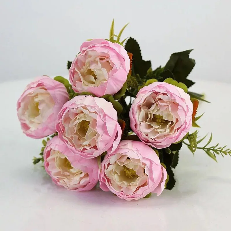 pink 1 шт. Искусственные цветы тюльпаны оптом полиуретан на ощупь как настоящий искусственный букет из цветов для дома подарок свадебные декоративные цветы - Цвет: pink