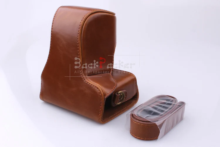 Винтажная сумка для камеры из искусственной кожи чехол цифровой Panasonic Canon M10 с