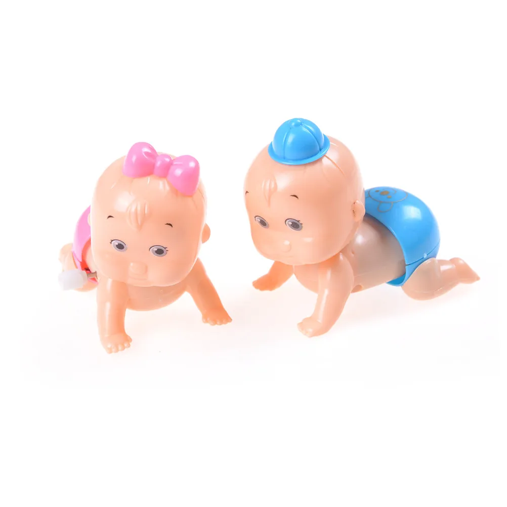 ZTOYL Mini Kawaii детская заводная ползание игрушка кукла для маленьких мальчиков