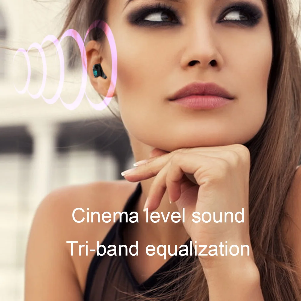 CBAOOO TWS Min Bluetooth наушники беспроводные наушники спортивные музыкальные гарнитуры bluetooth 5,0 наушники с микрофоном и зарядным устройством