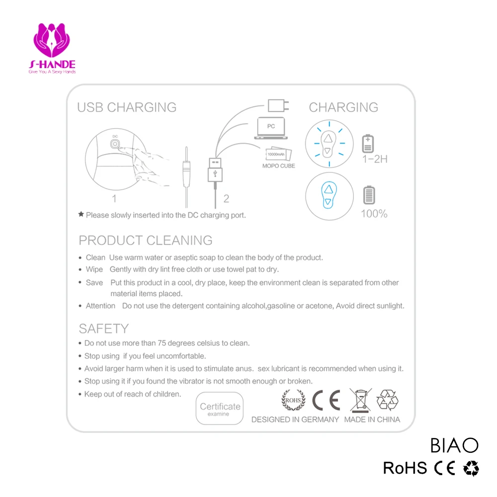 Водонепроницаемый зарядка через USB 7 Скорость вибрации Силиконовые G Spot вибраторы