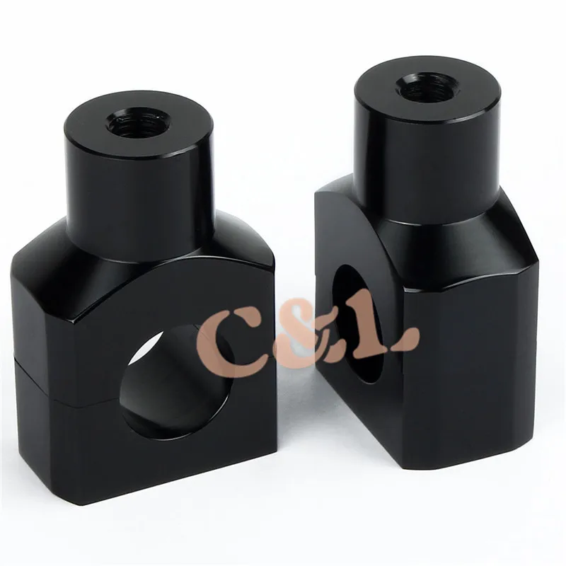 1 &quotмотоциклетный руль короткий стояк зажим 25 мм подходит для Honda Shadow VLX 600 VTX1800 ACE