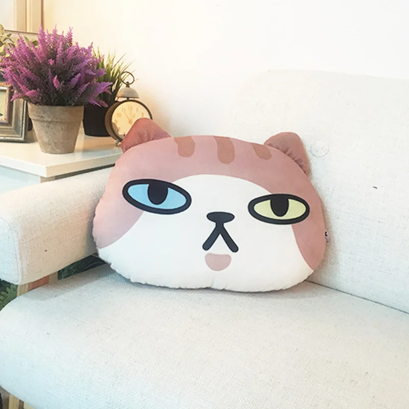 Гостиная подушки декоративные Мода Новый Подушка Одеяло emoji 3D almofada смайлик кот