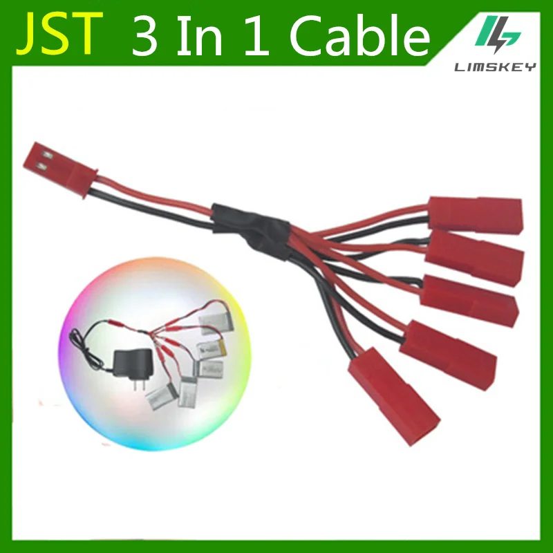 Зарядный кабель для Lipo аккумуляторов JST, штекер 5 в 1, зарядный кабель для MJXRC X400 X500 X800 Udi U815A U818A U819A rc игрушки
