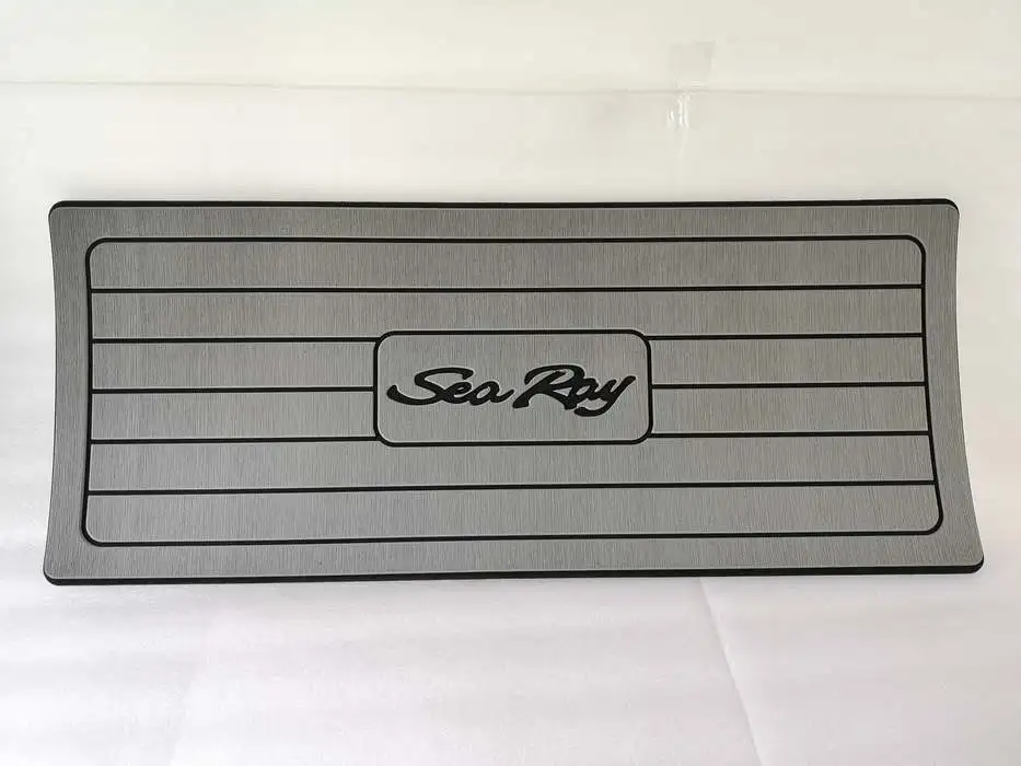 Подставка для шлема лодки EVA серый Тиковый настил с логотипом SeaRay 406 мм x 991 13 16 &quotx