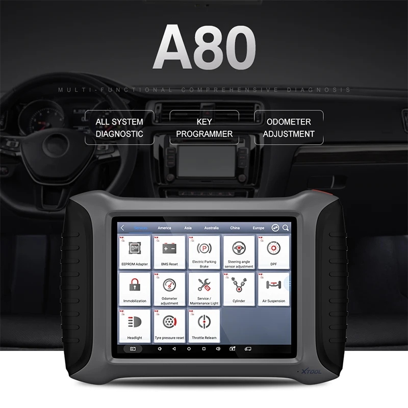 Автомобильный диагностический инструмент XTOOL A80 полная система автомобильный OBD2