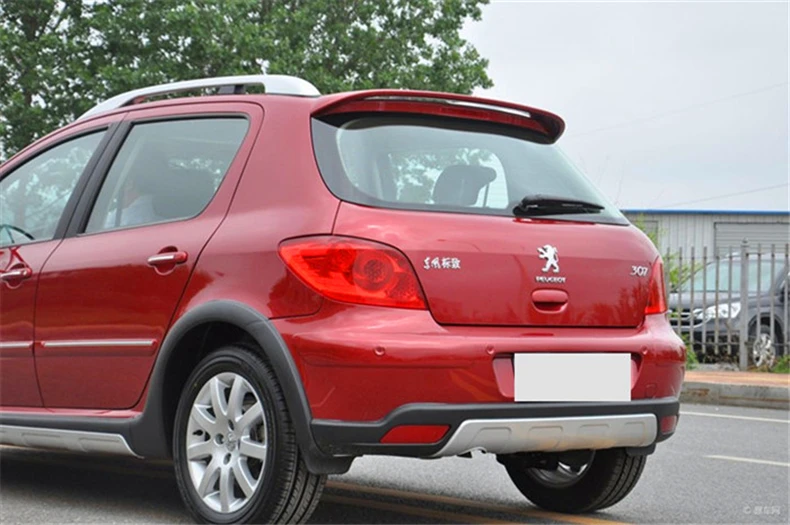 Спойлер на заднее крыло для Peugeot 307 хэтчбек 2004 2013 спойлеры крыльев багажника