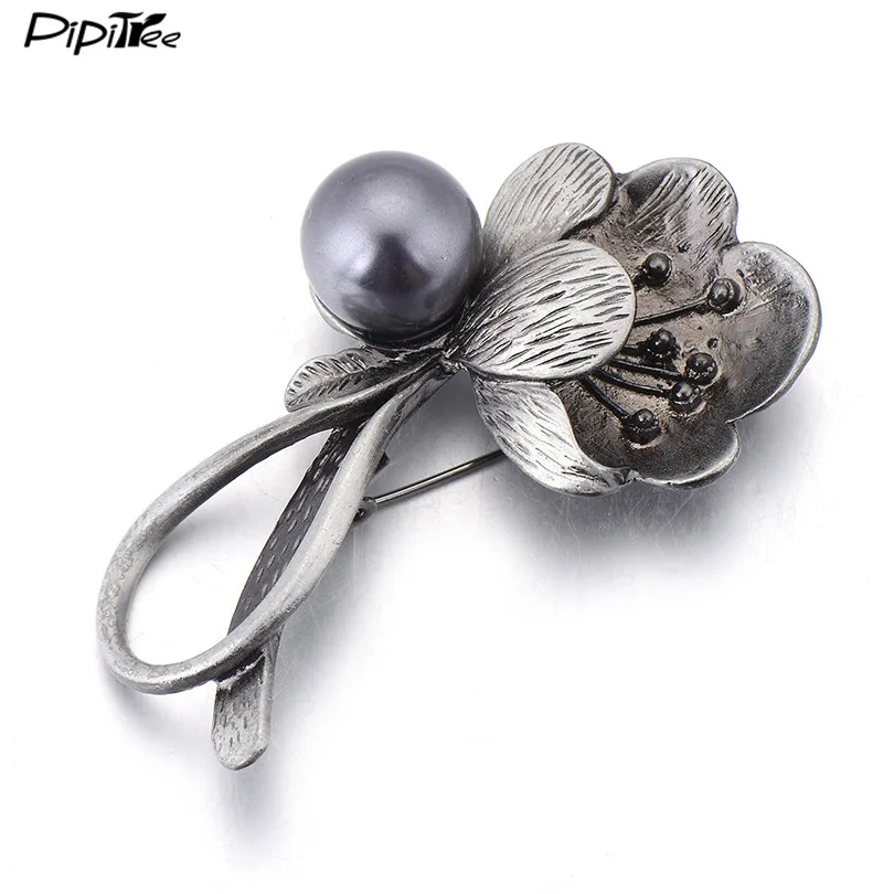 Винтажные аксессуары Pipitree для одежды и шарфа|flower brooch pin|pearl broochflower |