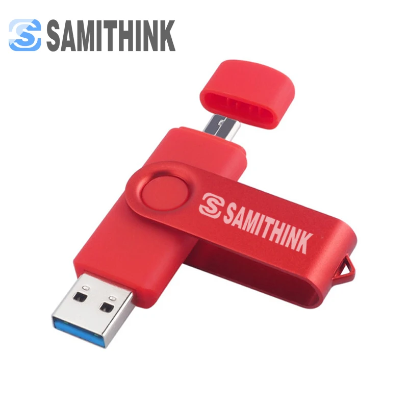 SAMITHINK USB 3.0 OTG флеш накопитель для смартфона/планшета/ПК 64 ГБ 32 16 8 ГБ|USB