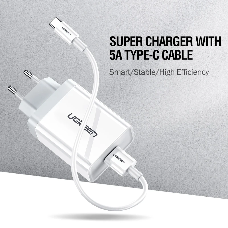 Ugreen USB зарядное устройство, супер быстрое зарядное устройство для huawei Xiaomi iPhone X 8 7, быстрое 3,0 зарядное устройство для телефона, адаптер ЕС, зарядка для samsung s9