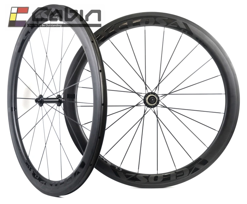 Velosa Black 50 серия дорожный велосипед углеродная колесная пара 700C колесо мм