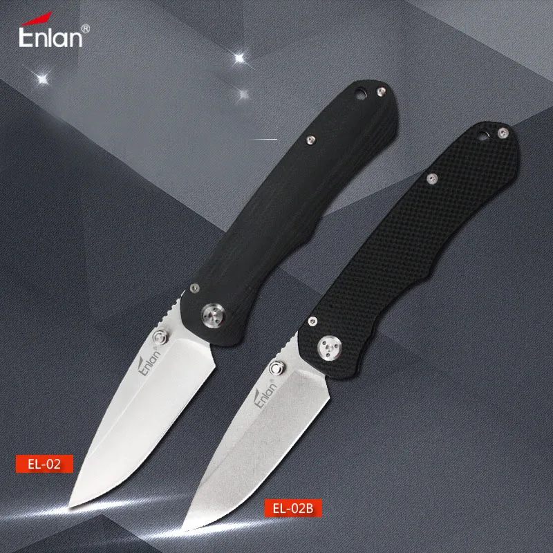 Enlan EL 02 8CR13Mov лезвие G10 рукоятка для кемпинга охоты выживания тактический военный