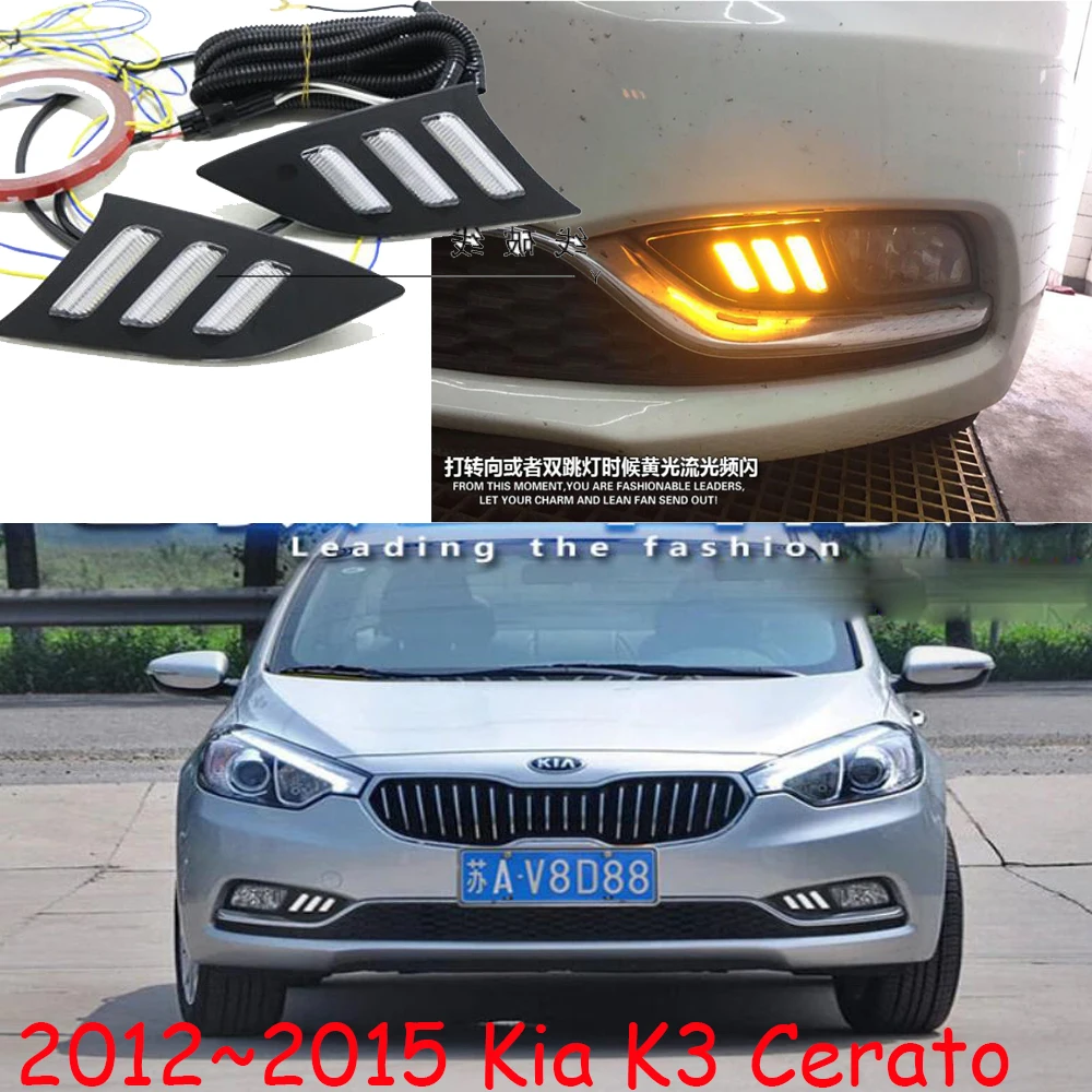 Video 2012~2015 K3 daytime light car accessories!crteta LED Borrego k3 fog ceed 2pcsSOUL k3cerato sorento K3S | Автомобили и