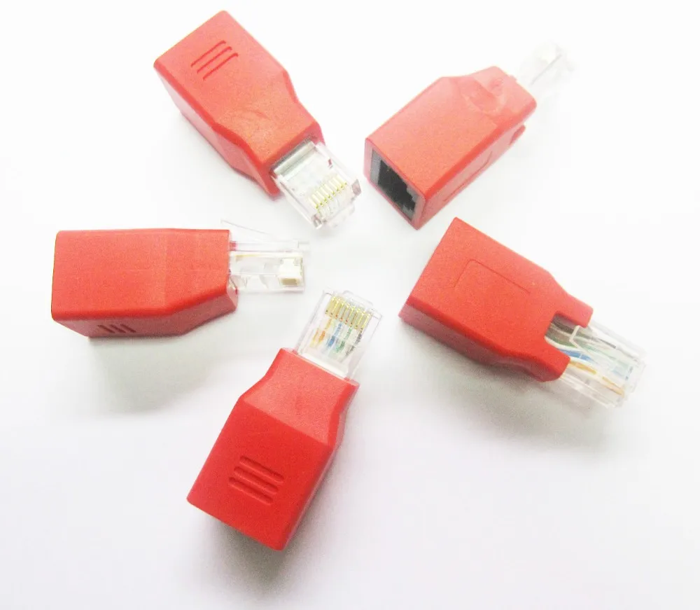 Кросс RJ45 CAT5 CAT5E сетевой Ethernet соединитель папа мама кабель кросс адаптер Новый