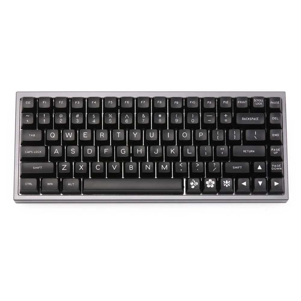 MAXKEY черный SA профиль брелки Doubleshot ABS 127 ключи для cherry mx механическая клавиатура fit
