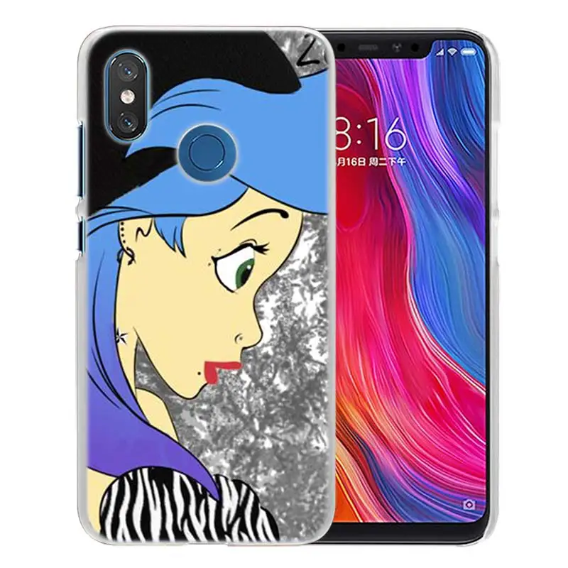 07 Для Xiaomi Redmi Note 7 Go 6 6A Pro S2 5 Plus 4X mi играть Honor 8 lite A2 A1 Прозрачный жесткий чехол Пластик чехол Ариэль маленькая татуировка в виде русалки - Цвет: 07