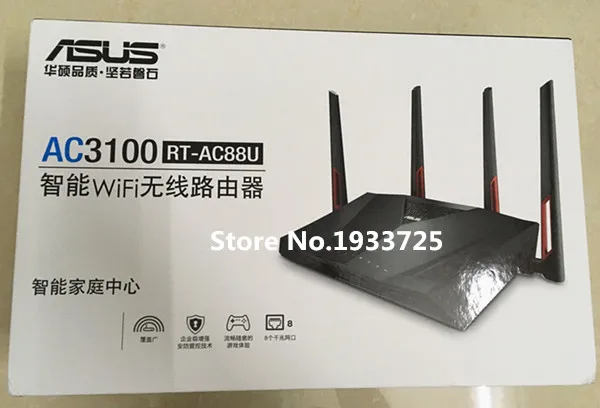Новый оригинальный для ASUS RT-AC88U Беспроводной двухдиапазонный AC3100 Gigabit Router |