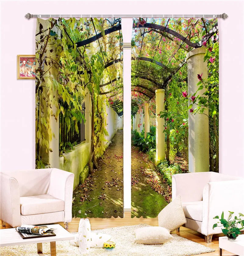 Luxury 3D Curtains Drapes for Living Room Office Hotel Home Wall Tapestry Can be Customed | Дом и сад