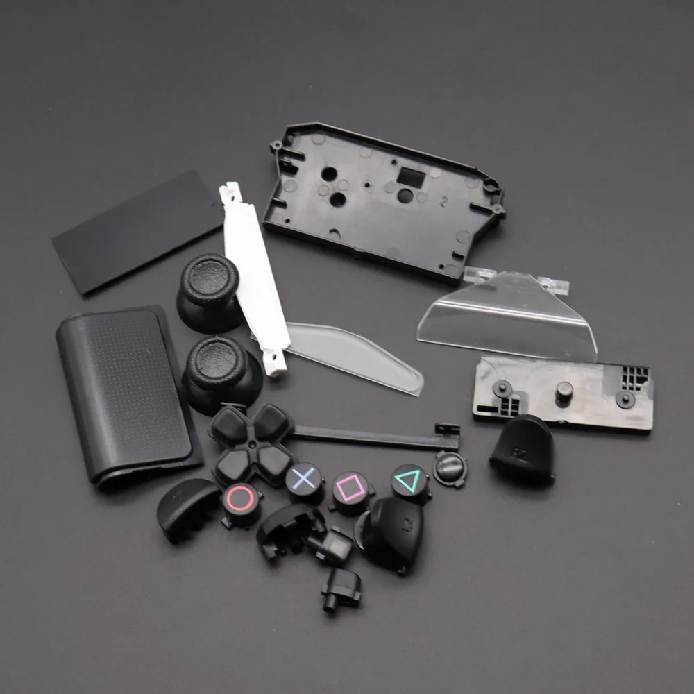 Полный корпус проводящий клей &amp D-Pad Circle Square R1 L1 R2 треугольник X набор кнопок для