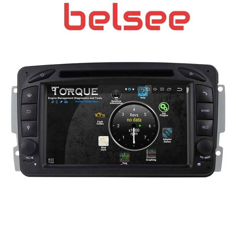 Автомагнитола Belsee Android 10 0 2 Din радио головное устройство Авторадио для Mercedes Benz CLK
