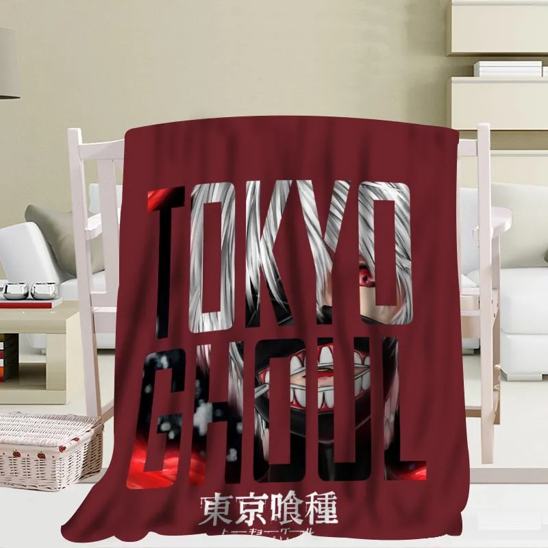 Одеяло P + Токийский Гуль мягкое одеяло сделай сам для дивана кровати теплое детей