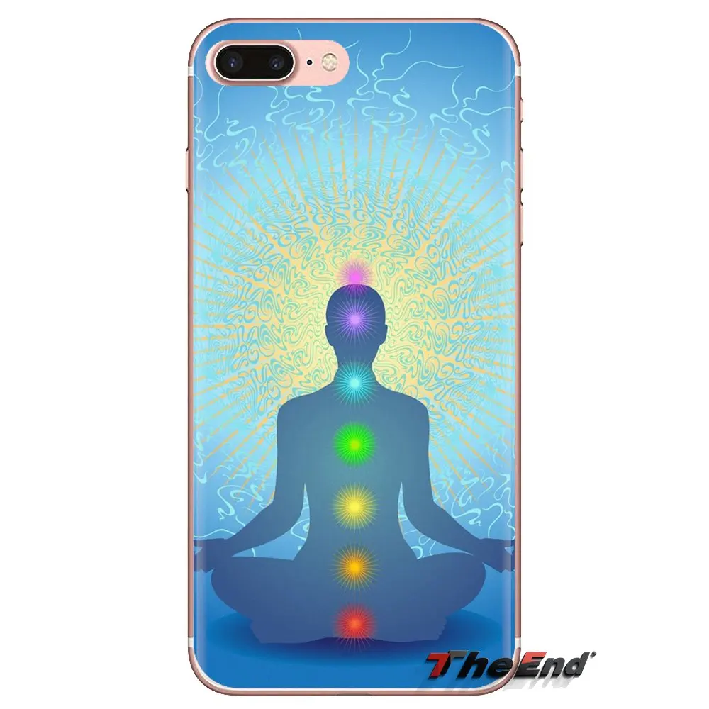 Soft Transparent Shell Covers The mandala chakra Insist yoga For Samsung Galaxy A3 A5 A7 A9 A8 Star A6 Plus 2018 2015 2016 2017 |