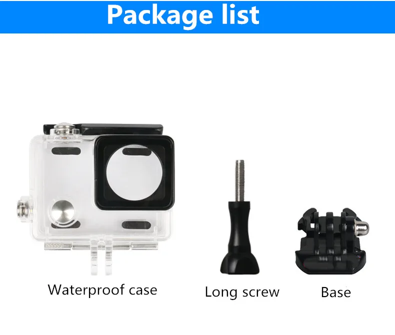 5 комплектов оптовая продажа водонепроницаемый чехол для камеры gopro hero3 + 3 4 45