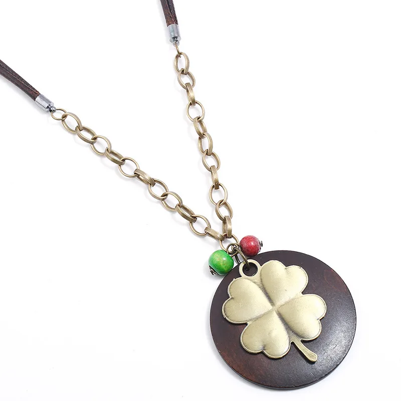 Цепочка с подвеской в виде четырехлистного клевера|fashion jewelry|jewelry fashionchain jewelry |