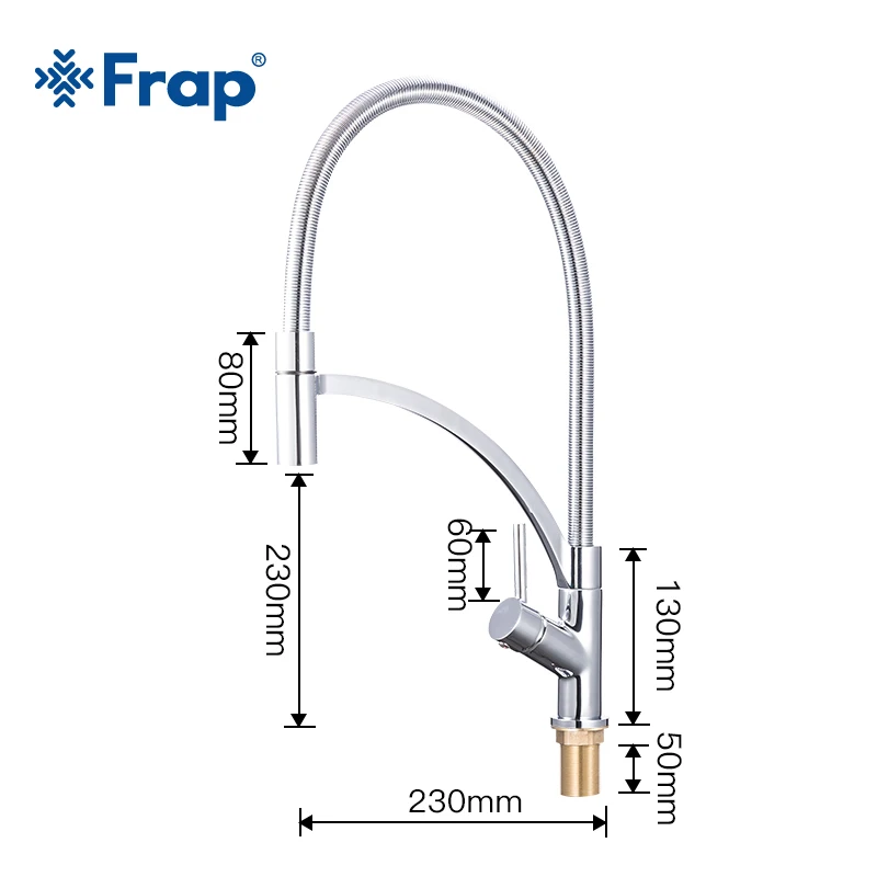 Смеситель для кухни Frap смеситель горячей и холодной воды из латуни нержавеющей