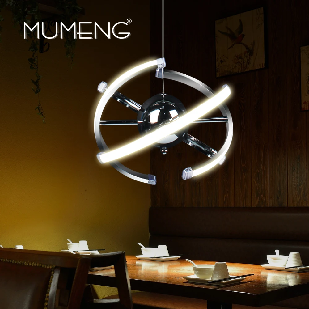 MUMENG LED подвесной светильник Лофт 23 Вт DIY кухонная Подвеска акриловая столовая