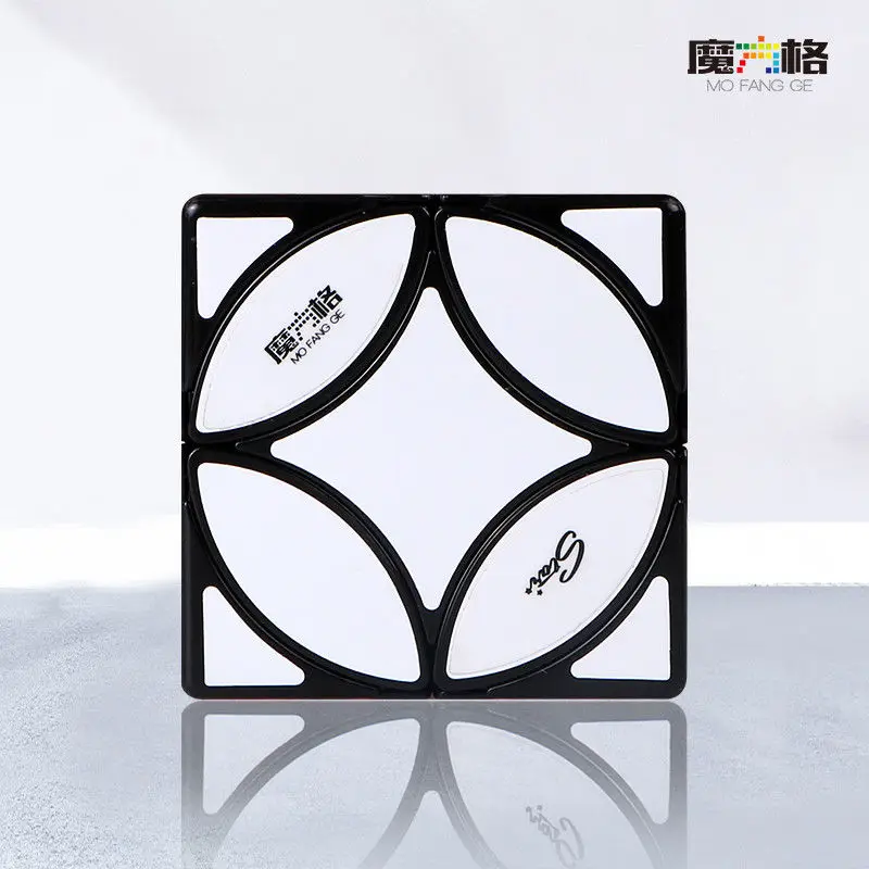 Qiyi MoFangGe Copper currency Speed Magic Cube Skew Twisty Puzzle Develop funny Toy Black Safe ABS Ultra-Smooth Professional | Игрушки и