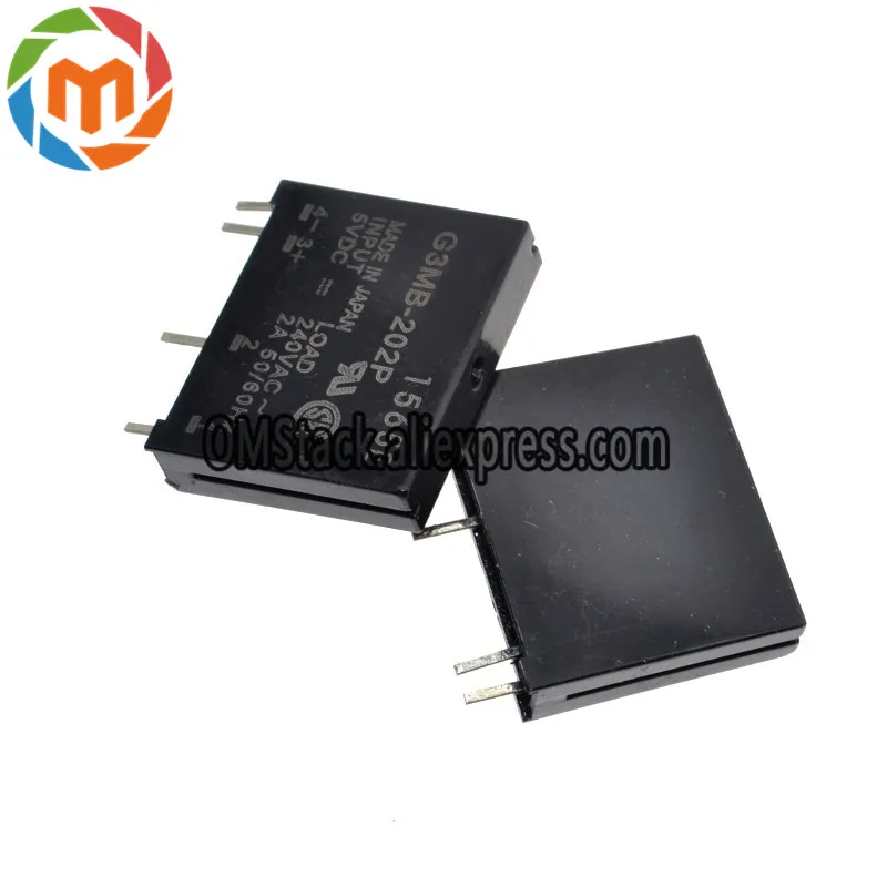 10 шт. G3MB-202P DC-AC PCB ССР в 5VDC из 240 В AC 2A твердотельные реле | Компьютеры и офис