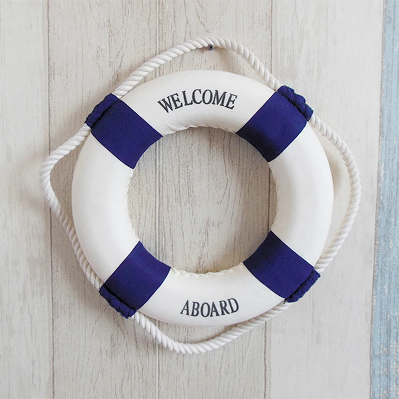 Семейный украшение в средиземноморском стиле спасательный буй ремесла 3D