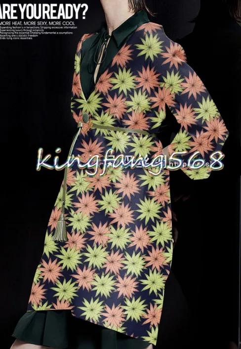 Женская юбка с цифровой печатью модель шелк 93% спандекс 7% fabric stripe 1 09 yard U584|Ткань| |