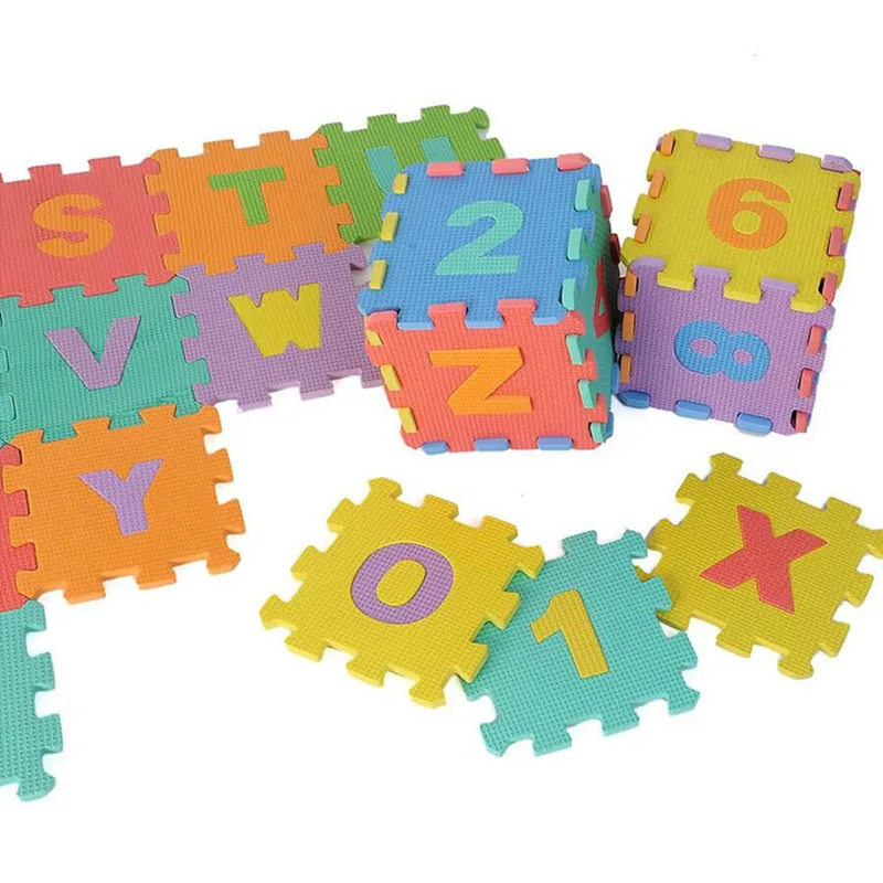 Высокое качество экологичный номер/алфавит буквы ABC пазл ползающий