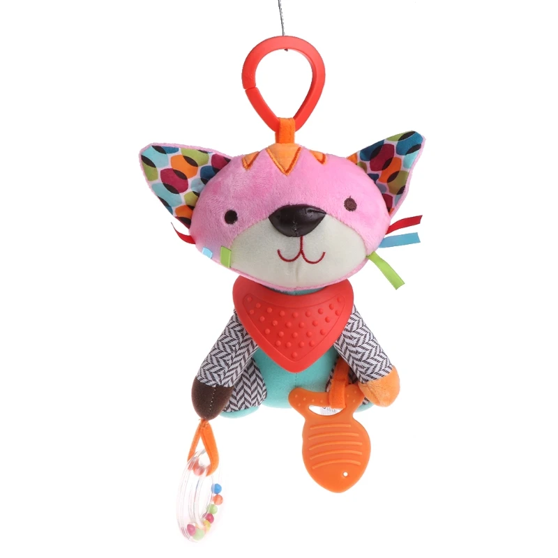 

Baby Rattle Bell Pacify Dolls Infant Crib Stroller Hanging Animals Toy