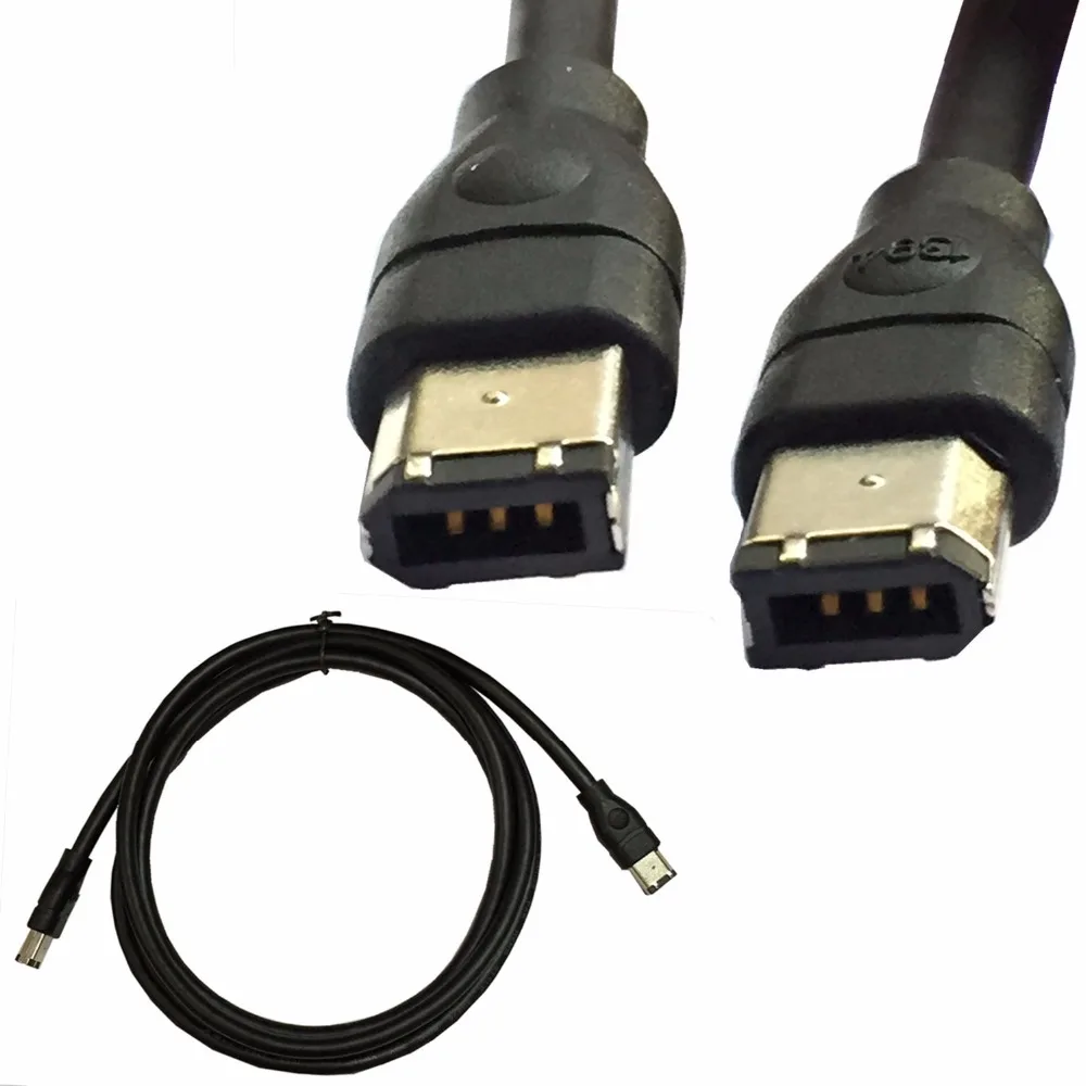 4.5m Black IEEE 1394 Firewire 400 to Cable 6 Pin/6 Pin Male / 15FT |