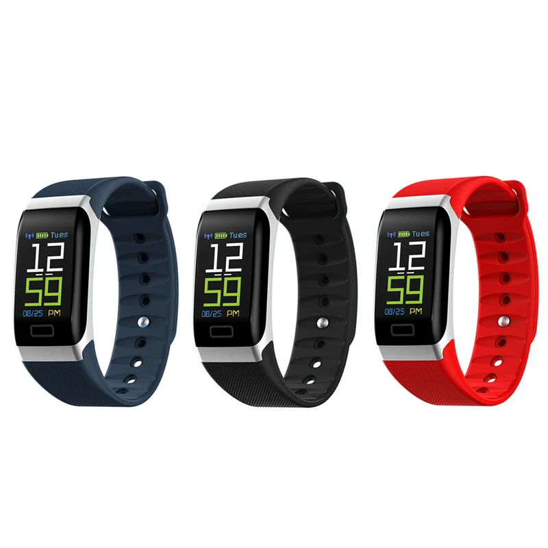 R7 зарядка через usb Bluetooth Smart Браслет Heart Rate Фитнес трекер IP68 Водонепроницаемый