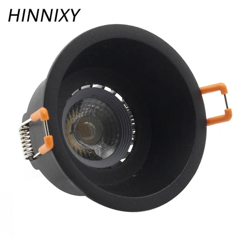 Hinnixy анти ослепительный Светодиодный точечный светильник Рамка 85 265 в GU10 лампа