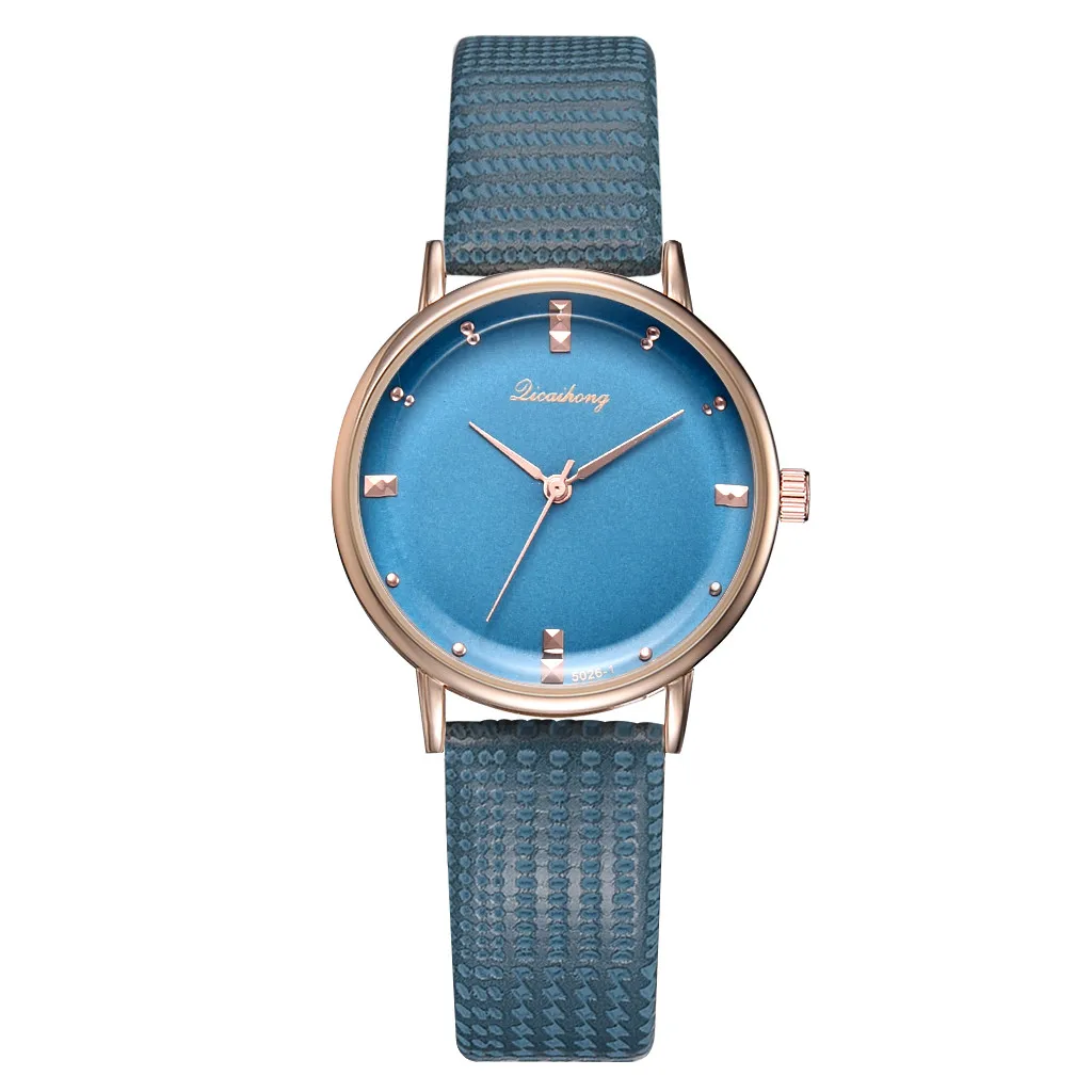 B Лучшие продажи Montre Femme женские часы GENEVA часы кожаные кварцевые женские часы Bayan Kol Saati женские наручные часы - Цвет: B